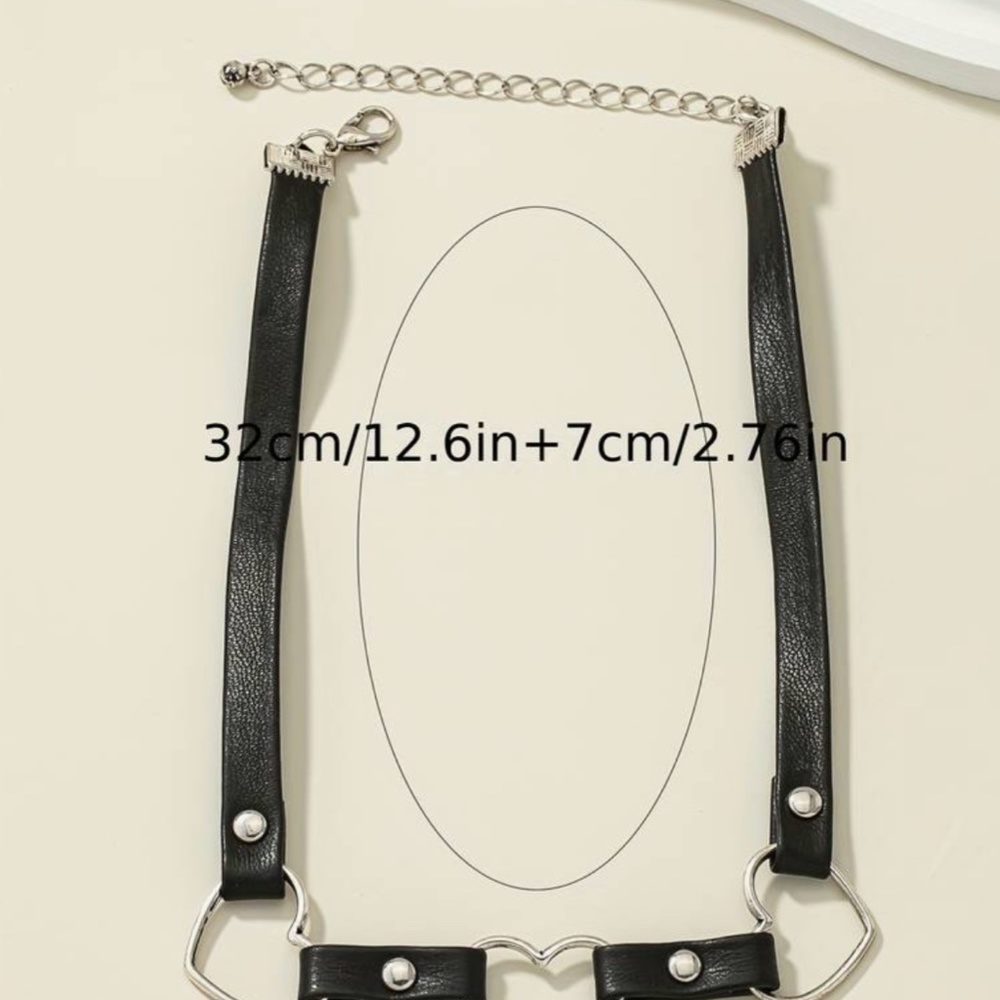 Love PU Leather Women's Choker 1977 - Picture 2 of 2